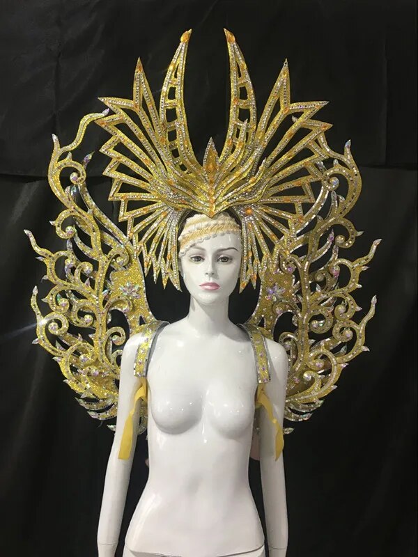 VCshoes Latin Dance Samba Accessories Exquisite Headdress Feathers Delicate Dance Shows Accessories