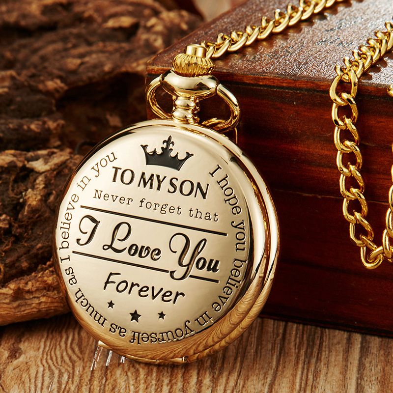 Unique Gift To My Son - Vintage Pendant Pocket Watch