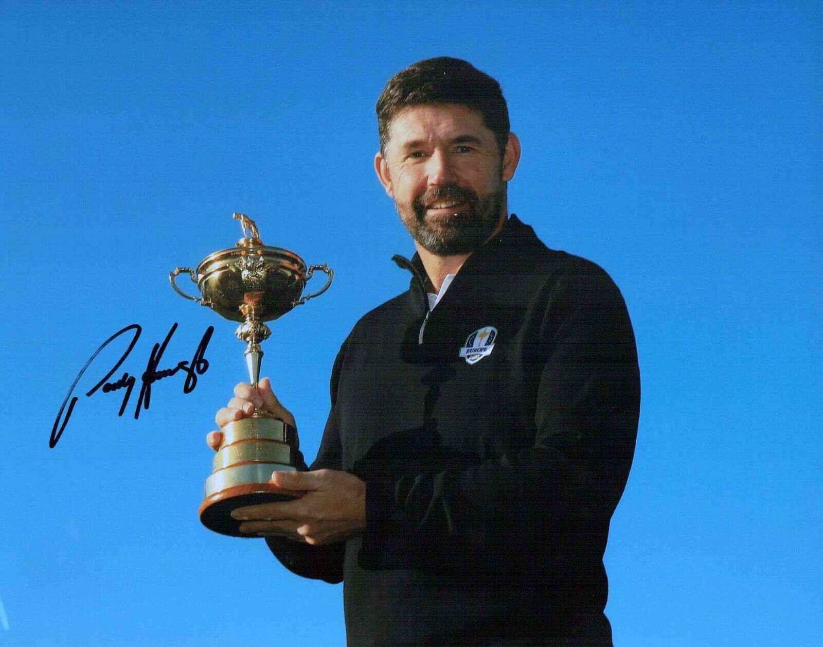 Padraig HARRINGTON Signed Autograph 14x11 Photo Poster painting GOLF Ryder Cup AFTAL COA