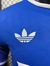2025/2026 Player Version Real Madrid Second Away Blue Football Jersey 1:1 Thai quality