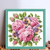 Rose - 9CT Partial Beaded Cross Stitch Kit(29x28cm)