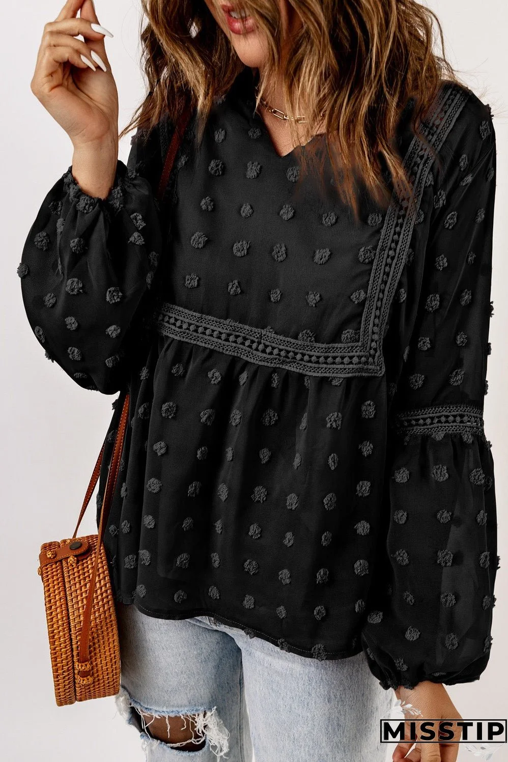 Lovely Dotted Blouse