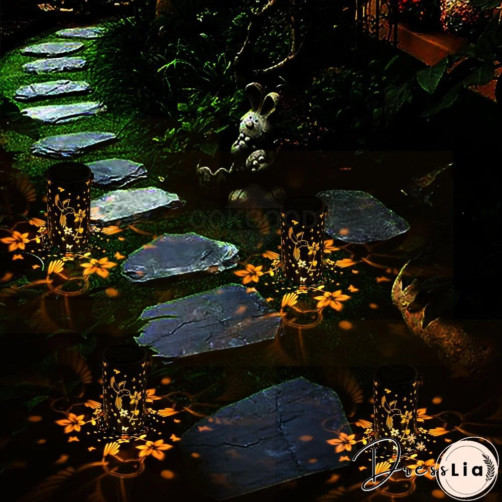 Waterproof Solar Metal Lantern For Outdoor Decoration