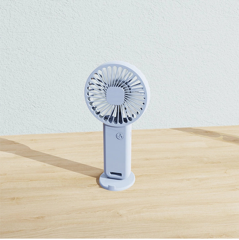 New Handheld Fan Usb Charging Small Fan Portable Mini Dormitory Desktop Silent Gift Logo