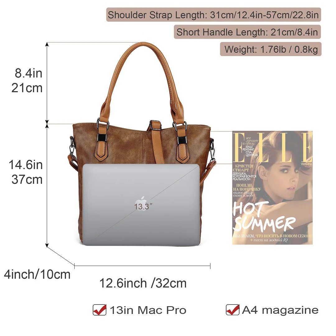 Large Capacity Autumn And Winter Retro Niche Shoulder Bag