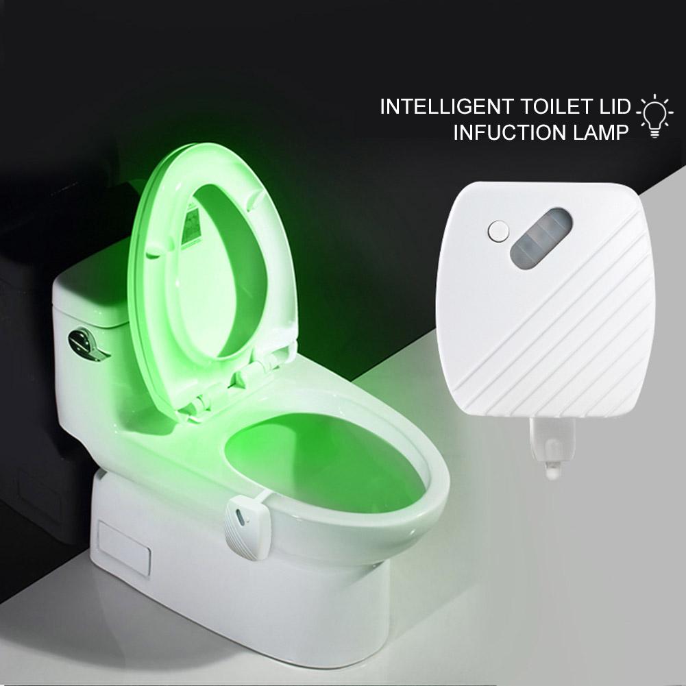 

Smart Bathroom Toilet Led Body Motion Seat Sensor Lamp 24 Color Night Light, 501 Original