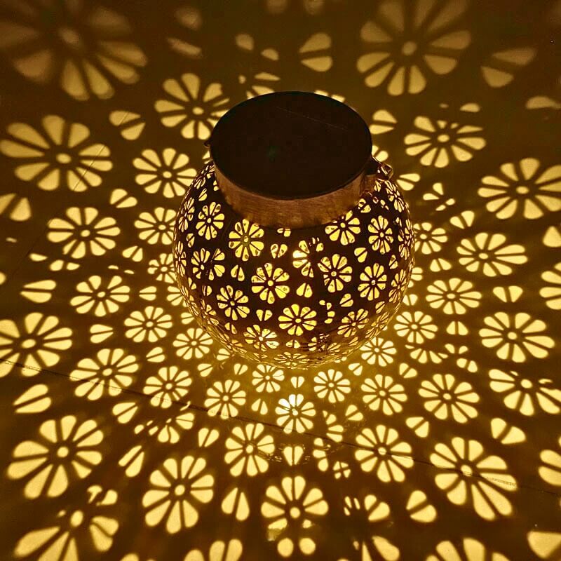 Solar Iron Hollow Lantern