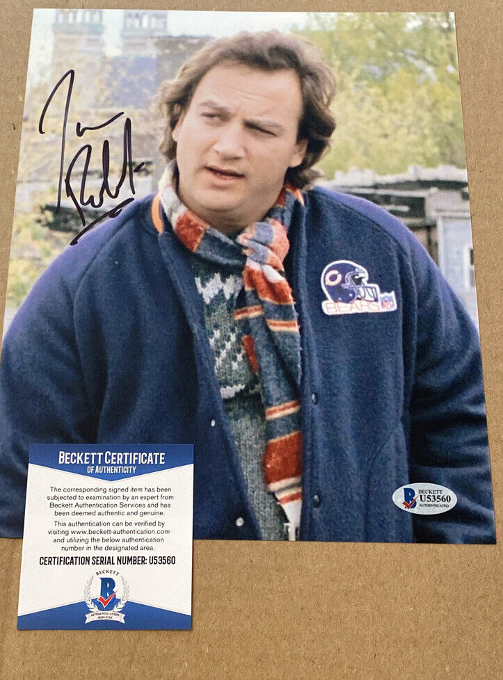 JIM BELUSHI SIGNED ABOUT LAST NIGHT 8X10 Photo Poster painting BECKETT CERTIFIED