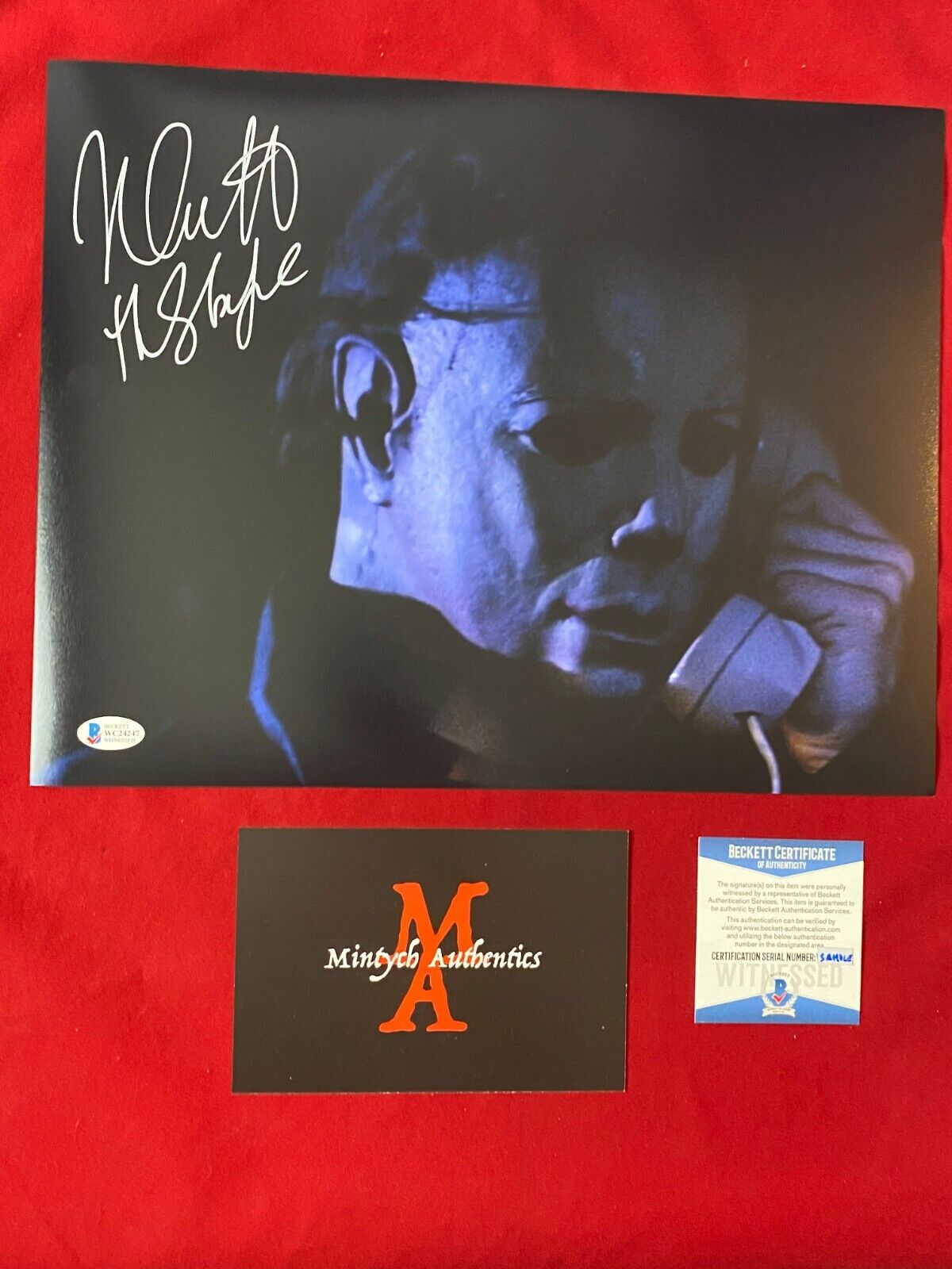 NICK CASTLE AUTOGRAPHED SIGNED 11x14 Photo Poster painting! HALLOWEEN MICHAEL MYERS! BECKETT COA