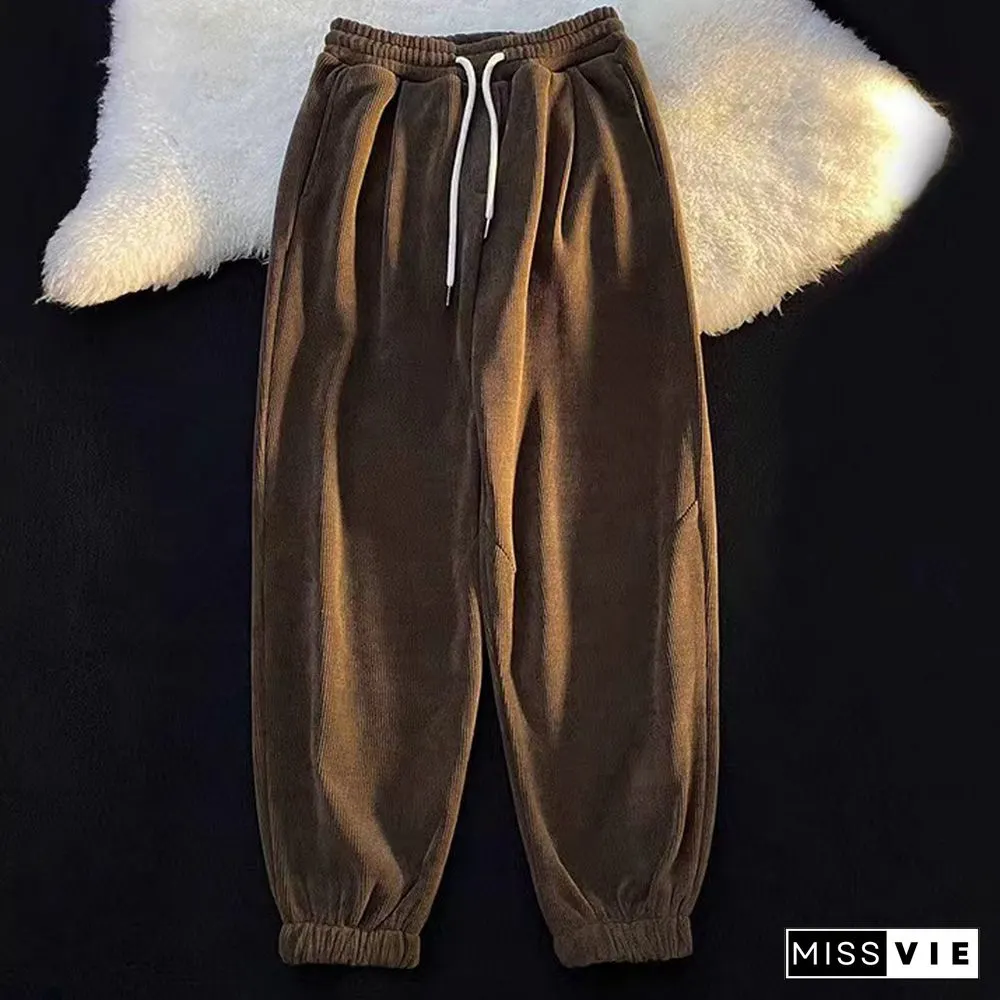 Retro Handsome Casual Sweatpants