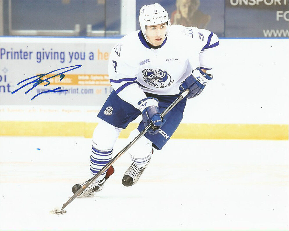 Mississauga Steelheads Michael McLeod Autographed Signed 8x10 Photo Poster painting COA D