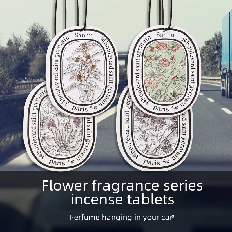 Car Aromatherapy Pendant Car Fragrance Car Perfume Car Women's Special Internet Celebrity Light Fragrance High-end Pendant Fragrance Piece