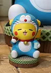 1/1 & Mini Scale Doraemon Cosplay Pikachu - Doraemon Pokemon Resin Statue - MOMO Studio [In Stock]