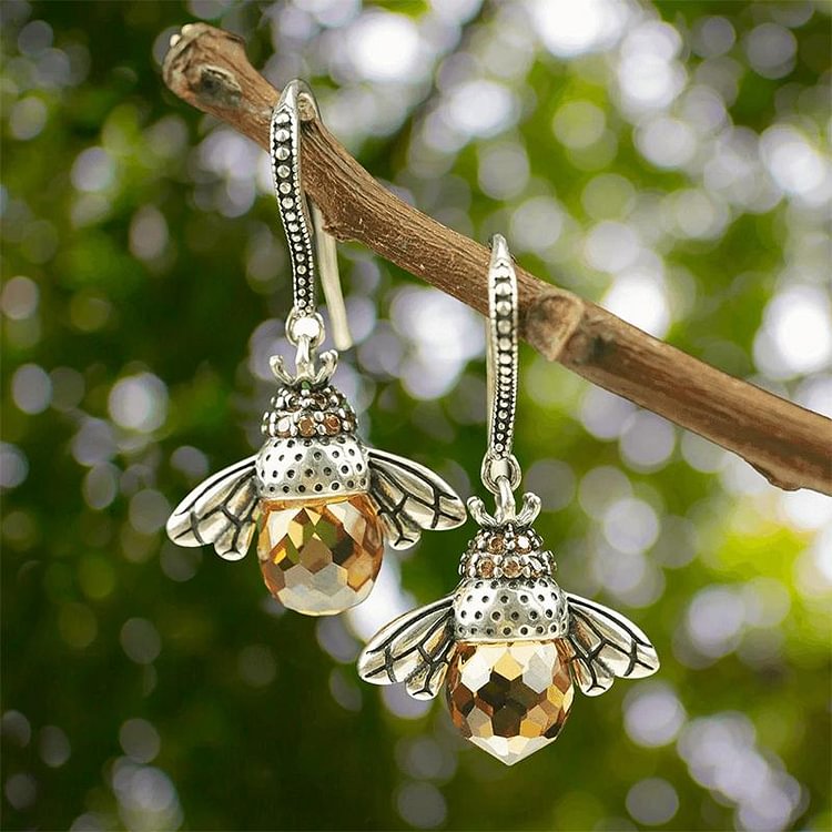 dancing bee earrings