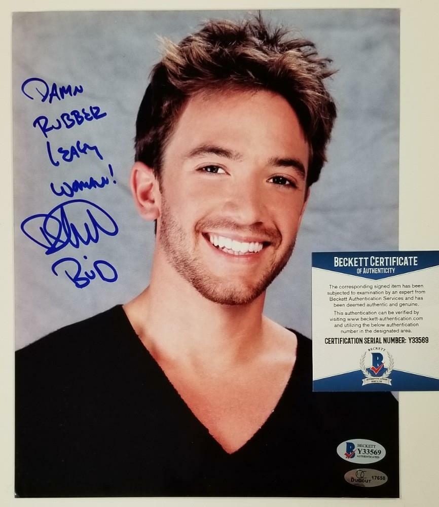 David Faustino signed Married With Children 8x10 Photo Poster painting + Inscription Auto ~ BAS