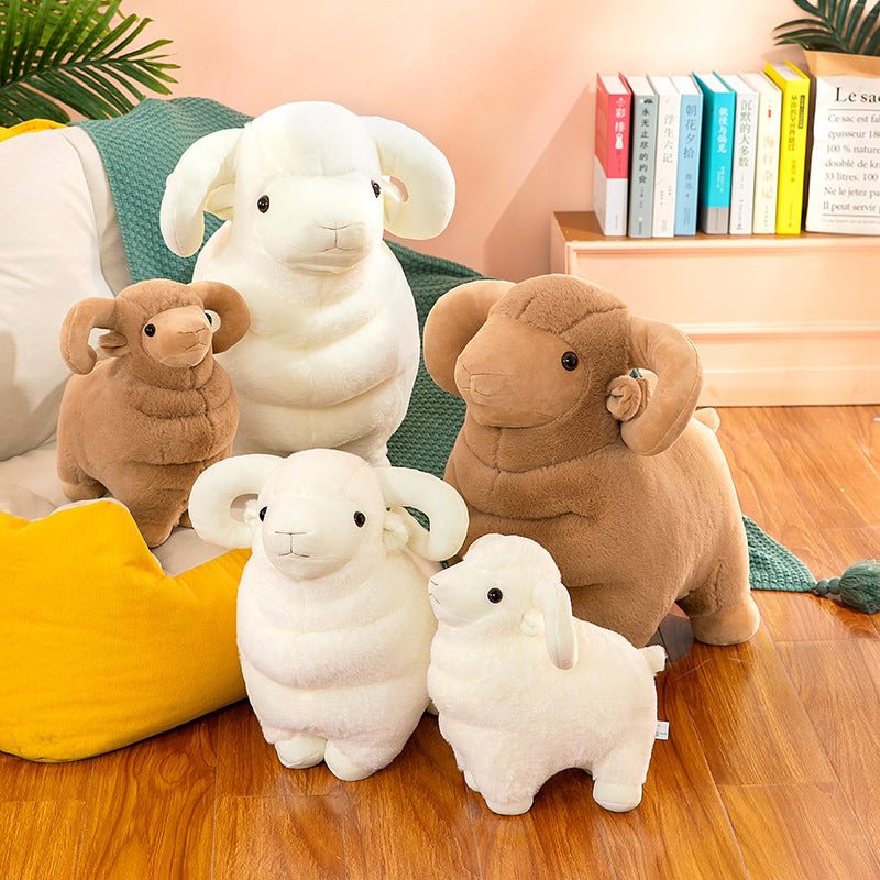 Goat Stuffed Animal Kawaii Soft Cuddly Plush Toy