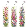 3Pcs Blumen - 5d DIY Handwerk Lesezeichen
