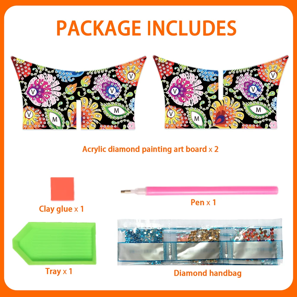 5D DIY Mandala Acrylic Diamond Painting Basketball Stand Diamond Fruit Plate Rack Kit