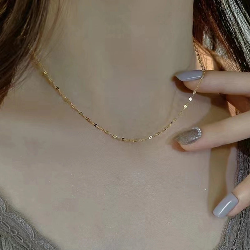 Minimalist Round Stainless Steel Necklace