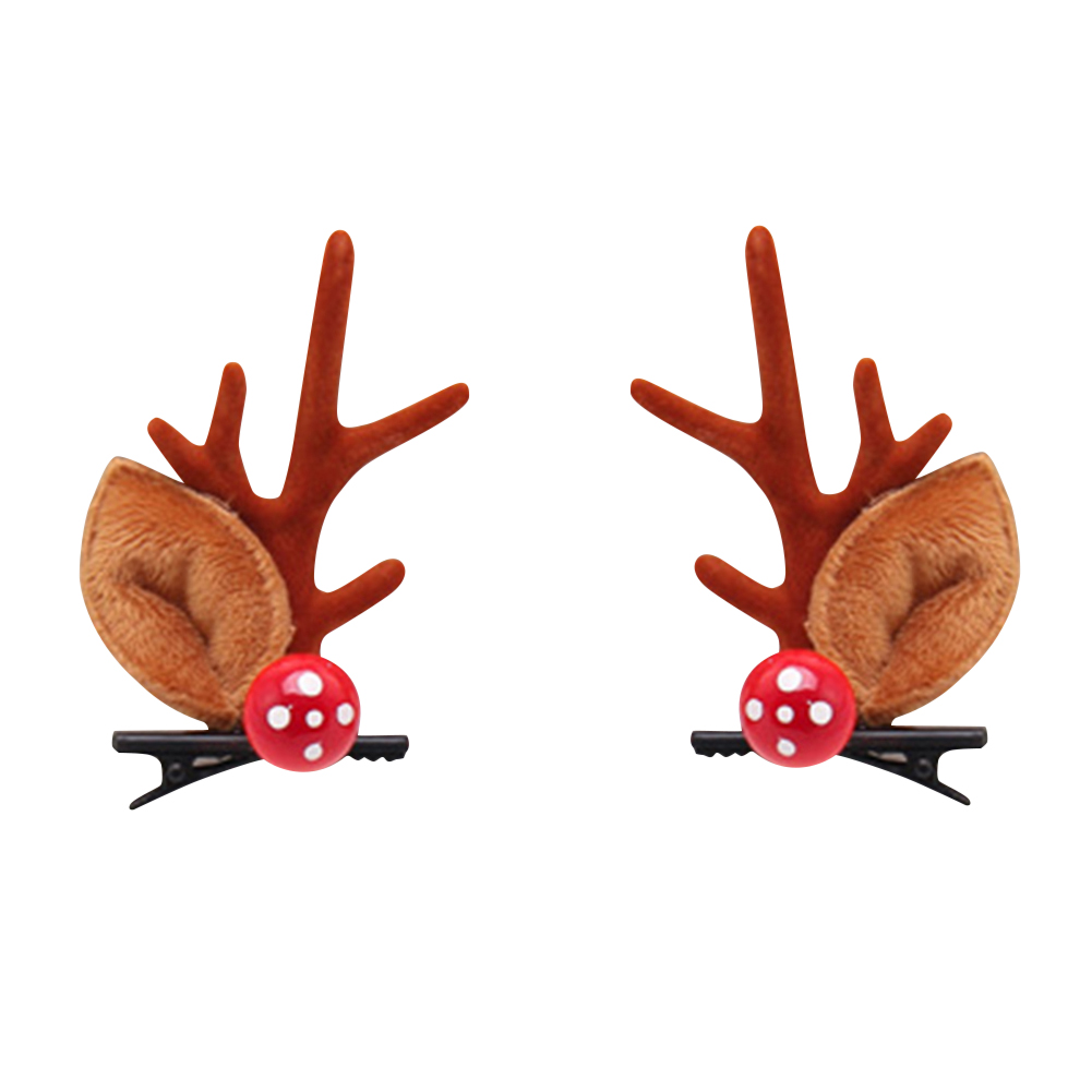 

1 Pair Korean Christmas Antler Hair Clip Women Kid Hairpin Hair Accessories, 501 Original