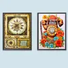 2pcs Diamond Painting -DIY Round Drillg Waiting for Time to Ring