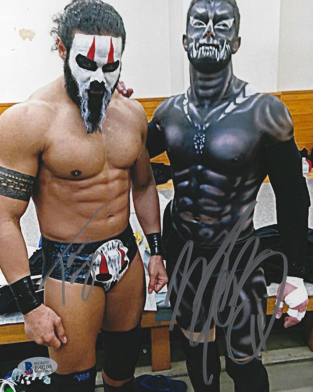 Finn Balor Prince Devitt & Tama Tonga Signed 8x10 Photo Poster painting BAS COA Bullet Club WWE