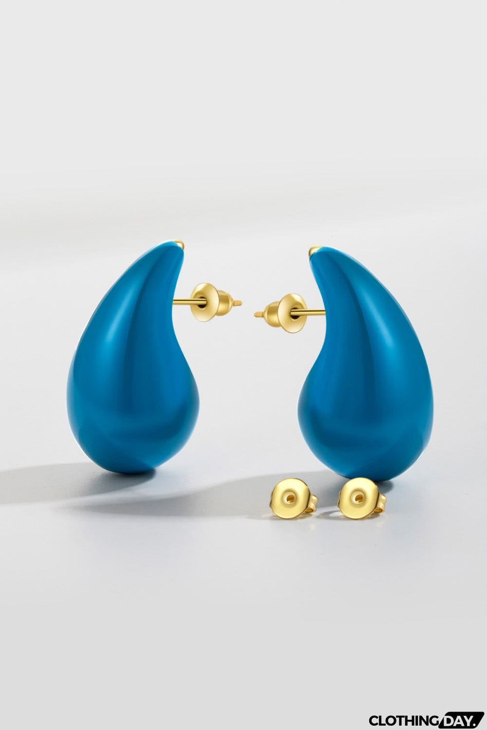 Big Size Water Drop Brass Earrings