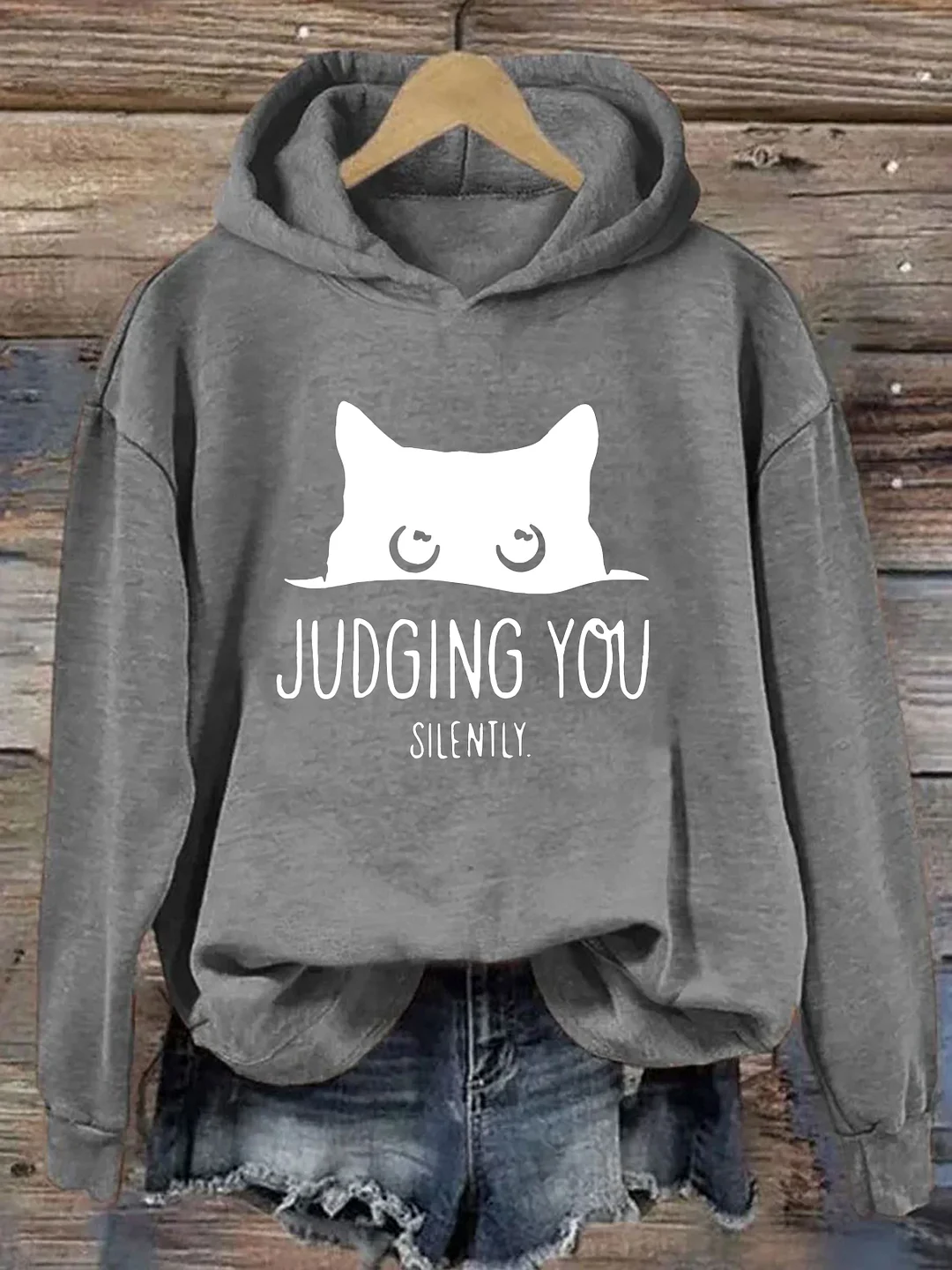  Judging You Silently Hoodie 