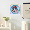 Rose Cross Special Shape 5D Diamond Painting Clock Art Craft With Frame Kit