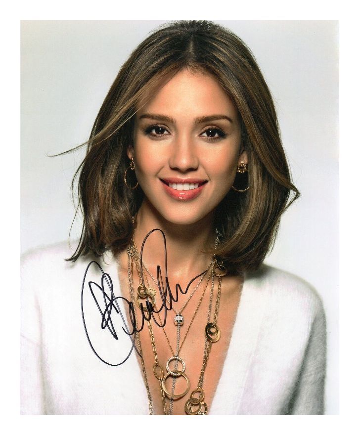 JESSICA ALBA AUTOGRAPHED SIGNED A4 PP POSTER Photo Poster painting PRINT 13