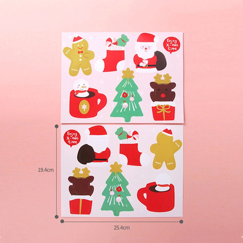 Christmas Cute Christmas Tree Christmas Socks Party Festival Card Decorative Props