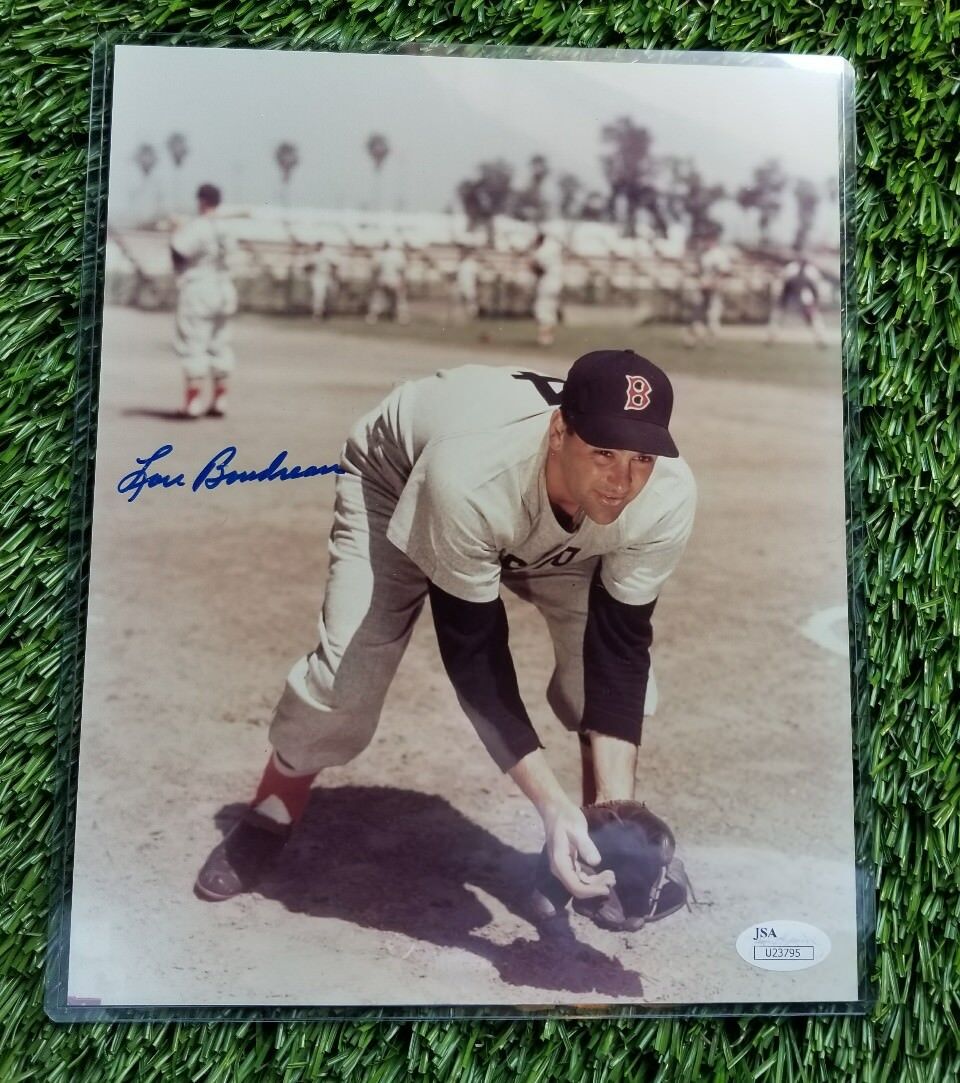 Lou Boudreau Signed 8X10 Photo Poster painting Auto Autographed Cleveland Indians JSA/COA U23795