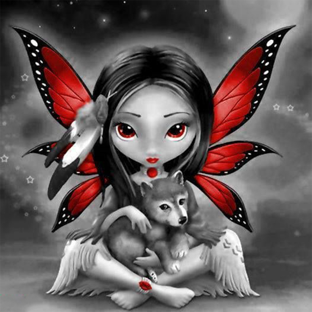 

Flower Fairy - Round Drill Diamond Painting - 30*30CM, 501 Original