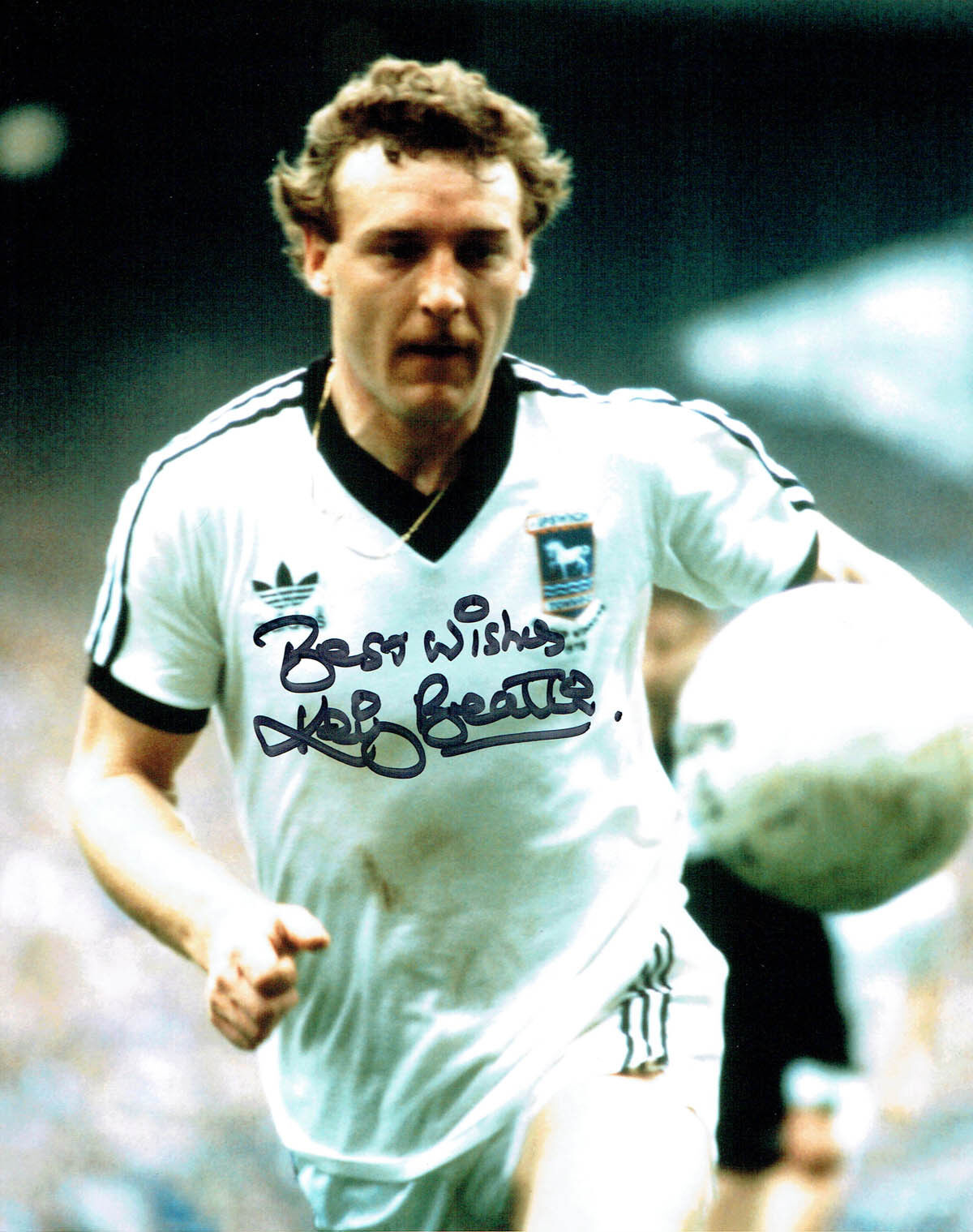 Kevin BEATTIE SIGNED Autograph 10x8 Photo Poster painting B AFTAL COA IPSWICH Town Legend