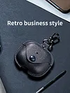 Leather Case Protective Cover Skin Anti-fall Protective Case for  Airpods 4