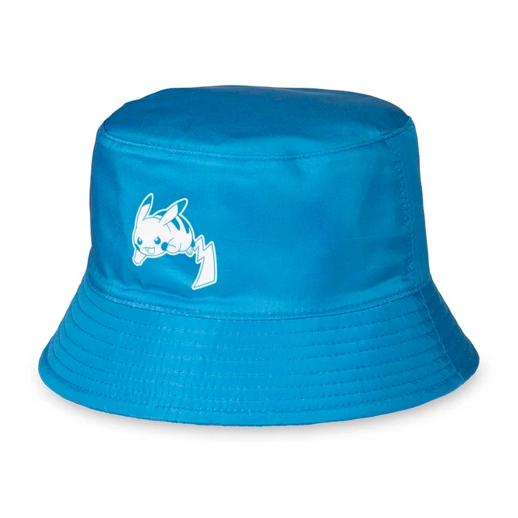 Pokémon Tropical Pikachu Lightning Blue Reversible Bucket Hat (One Size-Adult)