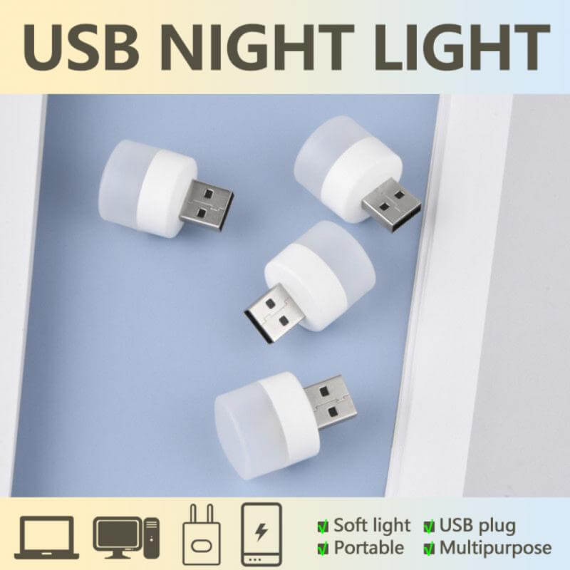 Mini Portable USB Night Light