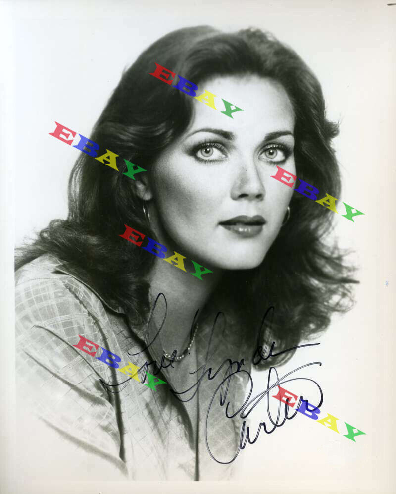 Lynda Carter 1980's Wonder Woman Autographed Signed Photo Poster painting REPRINT