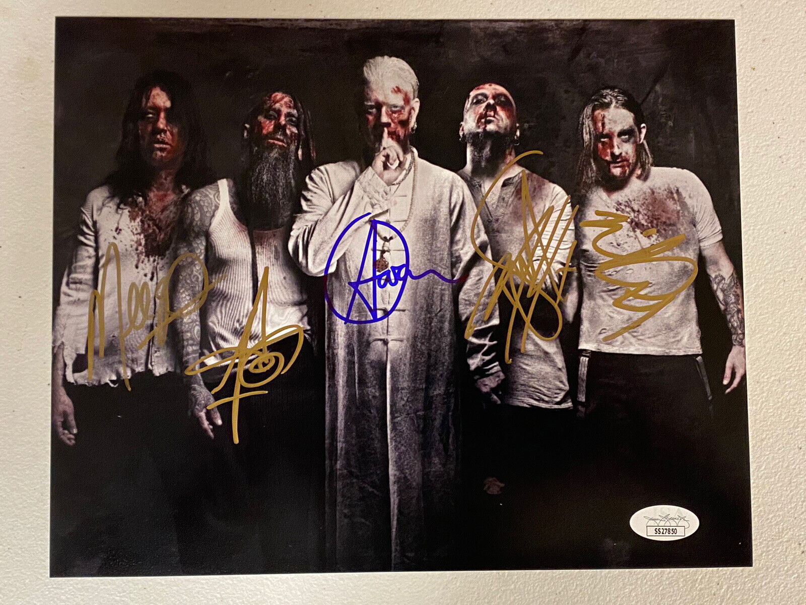 GEMINI SYNDROME BAND AUTOGRAPHED SIGNED 8X10 Photo Poster painting JSA COA # SS27850