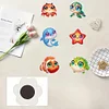 6Pcs Meereslebewesen - 5d DIY Handwerk Aufkleber Magnet