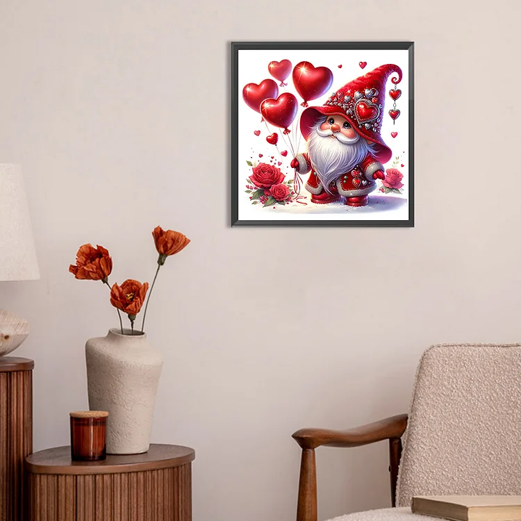 Valentine's Day Diamond Painting Kits for Adults, Valentines  Sweet Love Full Drill Diamond Painting Kits, 5D DIY Gnomes Valentines  Diamond Art Painting Kits Wall Decor Valentines Day Gifts (C)