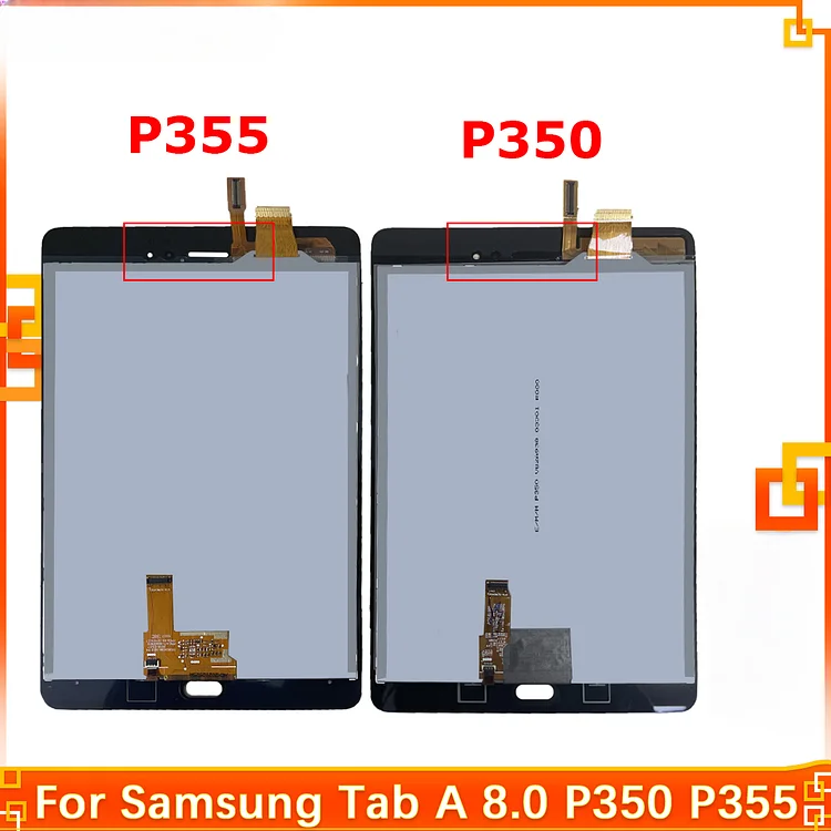For Samsung Galaxy Tab A 8.0 SM-P350 P350 SM-P355 P355 LCD Display Touch Screen Digitizer Assembly Replacement Parts +Tool