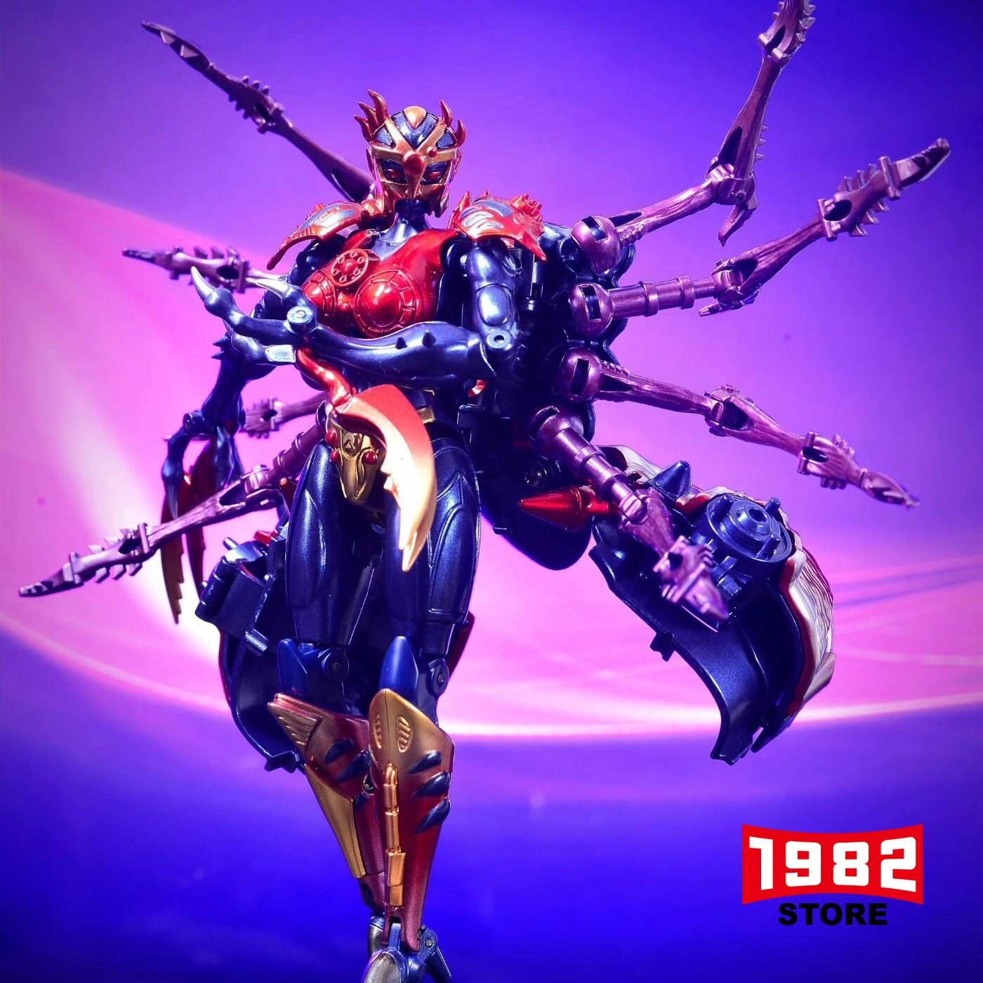 TransArt TA BWM-08 Metal Spider Warrior Black Widow Transformers Action Figure 14.5cm ABS Die Cast Dual Form Robot Beast Wars