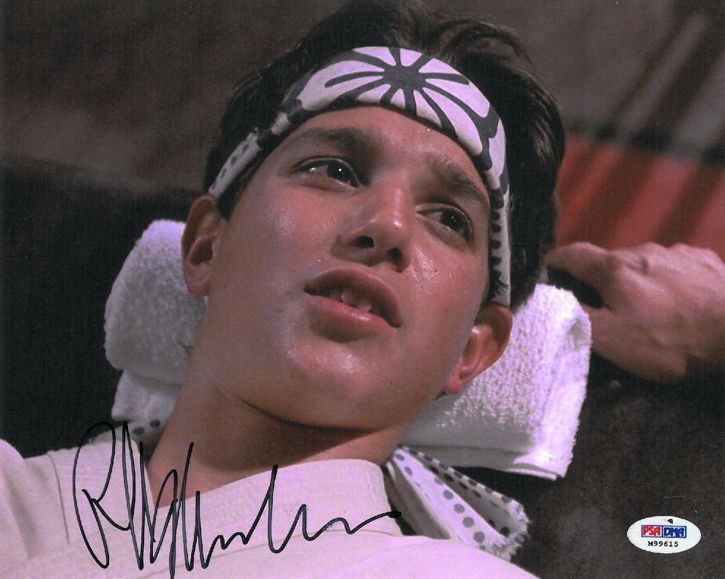 Ralph Macchio Signed Karate Kid Authentic Autographed 8x10 Photo Poster painting PSA/DNA #M99615