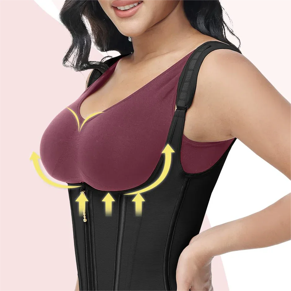 Merraci&trade; Faja Shapewear with Double Waistband &ndash; Abdominal Control and Waist Sculpting