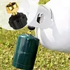 Gas Cylinder Tank Coupler Brass Propane Bottle Filler Adapter for Camping Picnic
