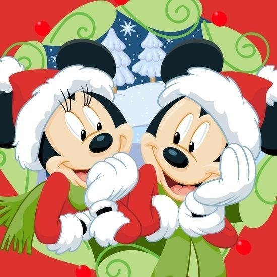 Cartoon Mouse Christmas Full Drill Painting