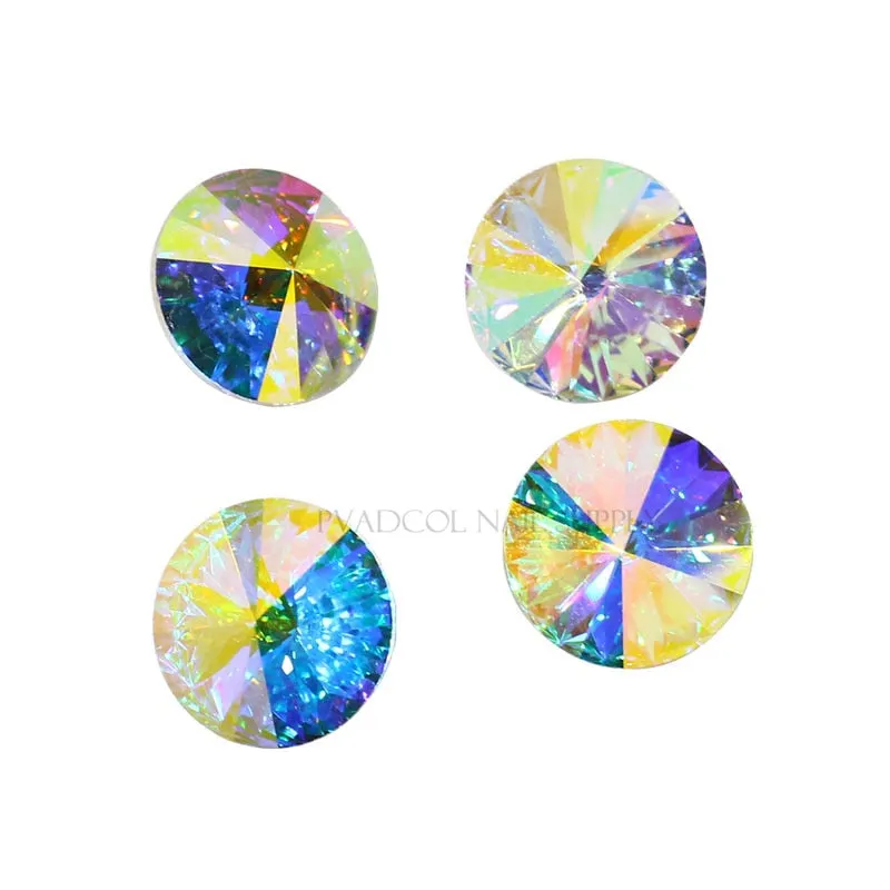 3D Nail Art Rhinestones Glitter Diamond Crystal AB Glass Mix Gems Tips Decoration Manicure Tool-Nail Inspo