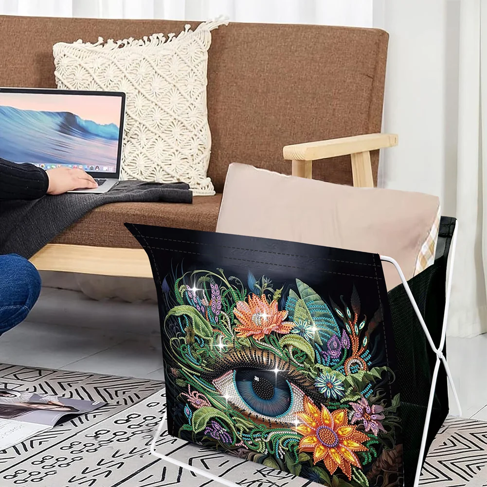 DIY Flower Eyes Special Shape Diamond Painting Storage Rack for Adults Kids
