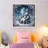 Snowman-14CT Stamped Cross Stitch 40*40cm